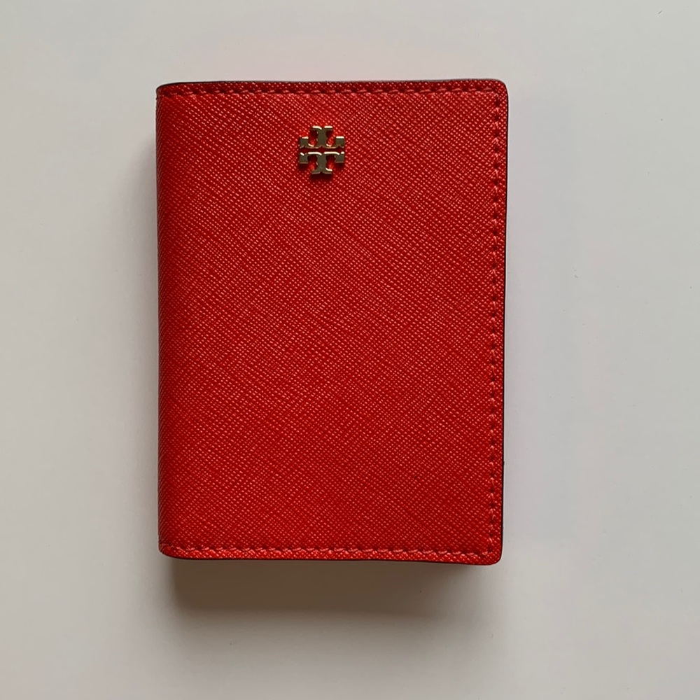 Tory Burch Orange Card Wallet